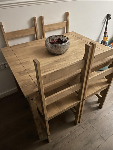 Dining table and - and, chairs
