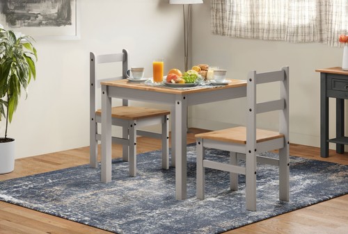 Corona dining table 2 chairs - &,