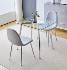 Dining Table Set, Small Glass