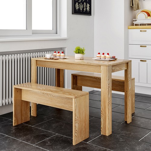 3pcs wooden dining - 3pcs,