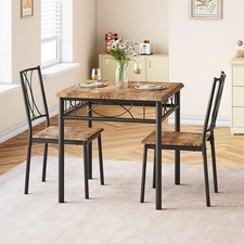3 Piece Dining Table Set